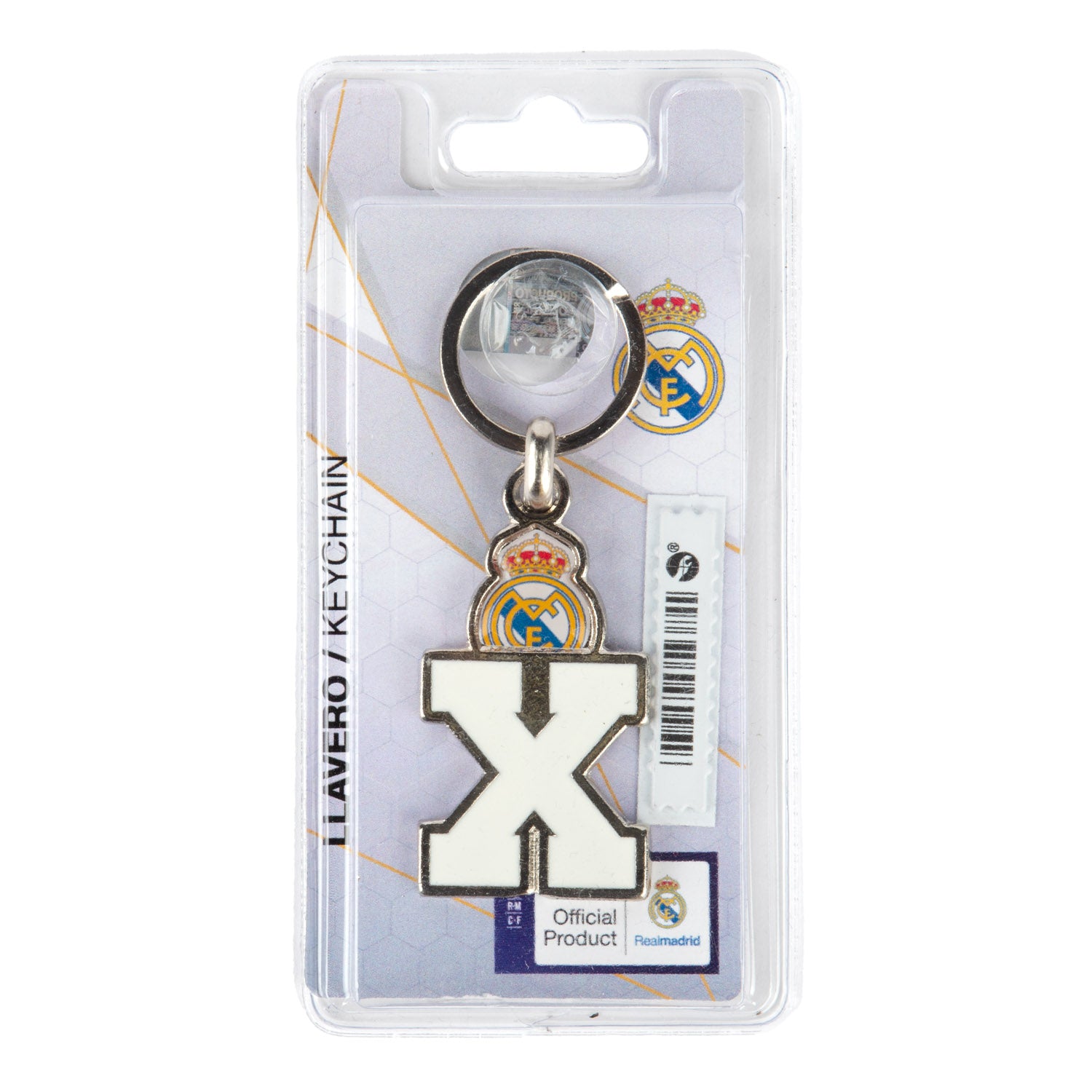Real Madrid Letter Keychain - X