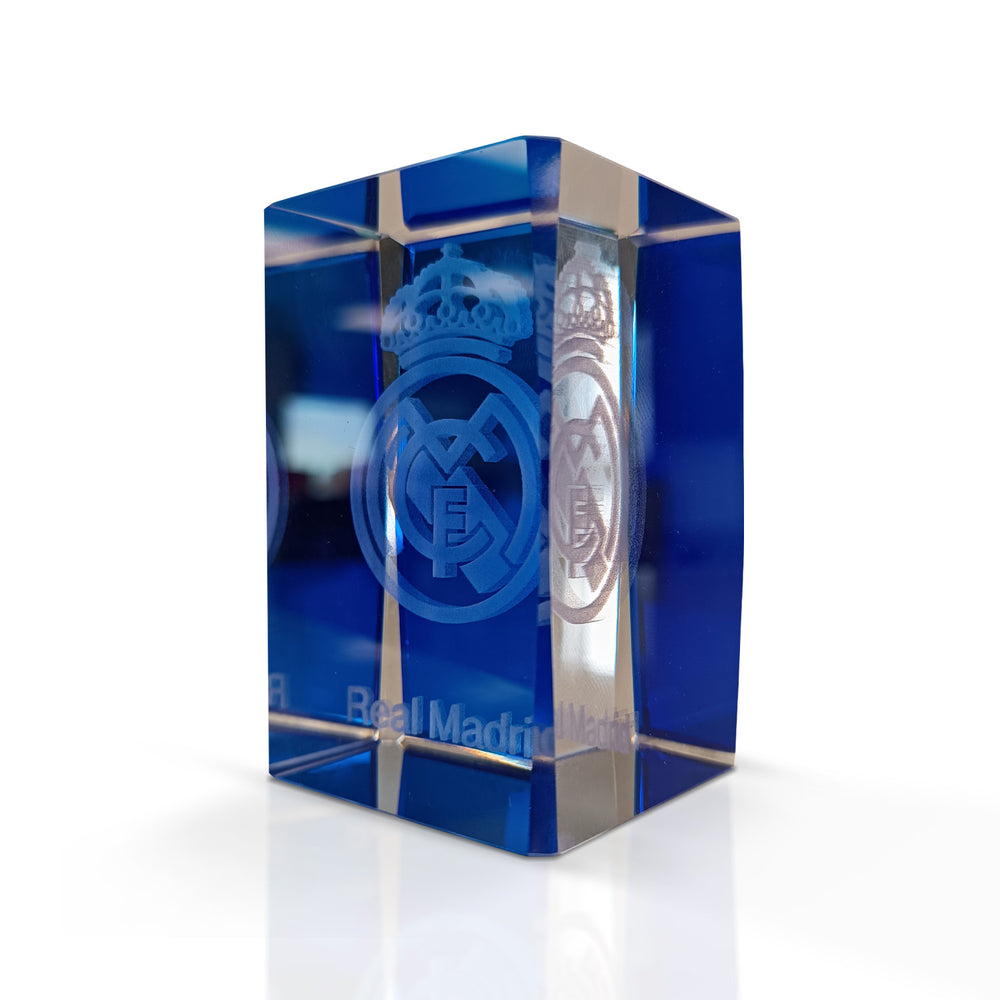 Real Madrid Crest Glass Model