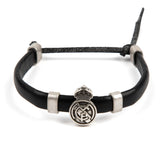 Bracelet ajustable noir Real Madrid