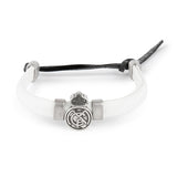 Bracelet ajustable blanc Real Madrid
