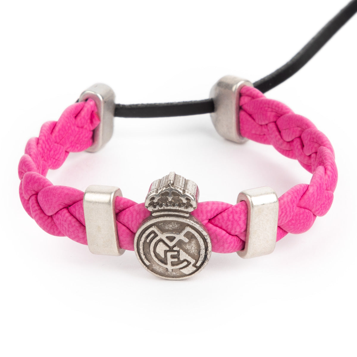 Real Madrid Braided Bracelet Pink