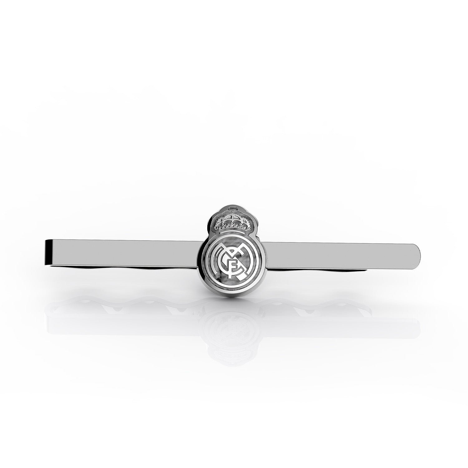 Crest Tie Clip Silver