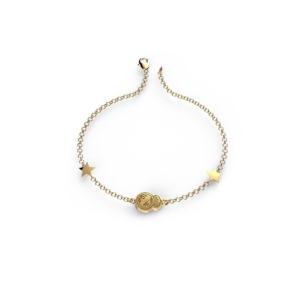 Small Crest Bracelet Gold