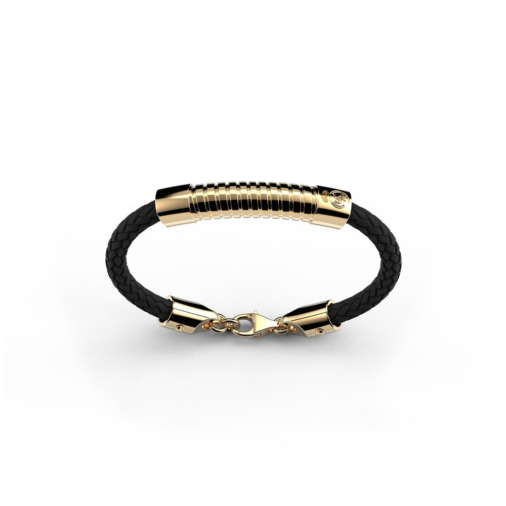 Leather Bracelet Gold Size 20