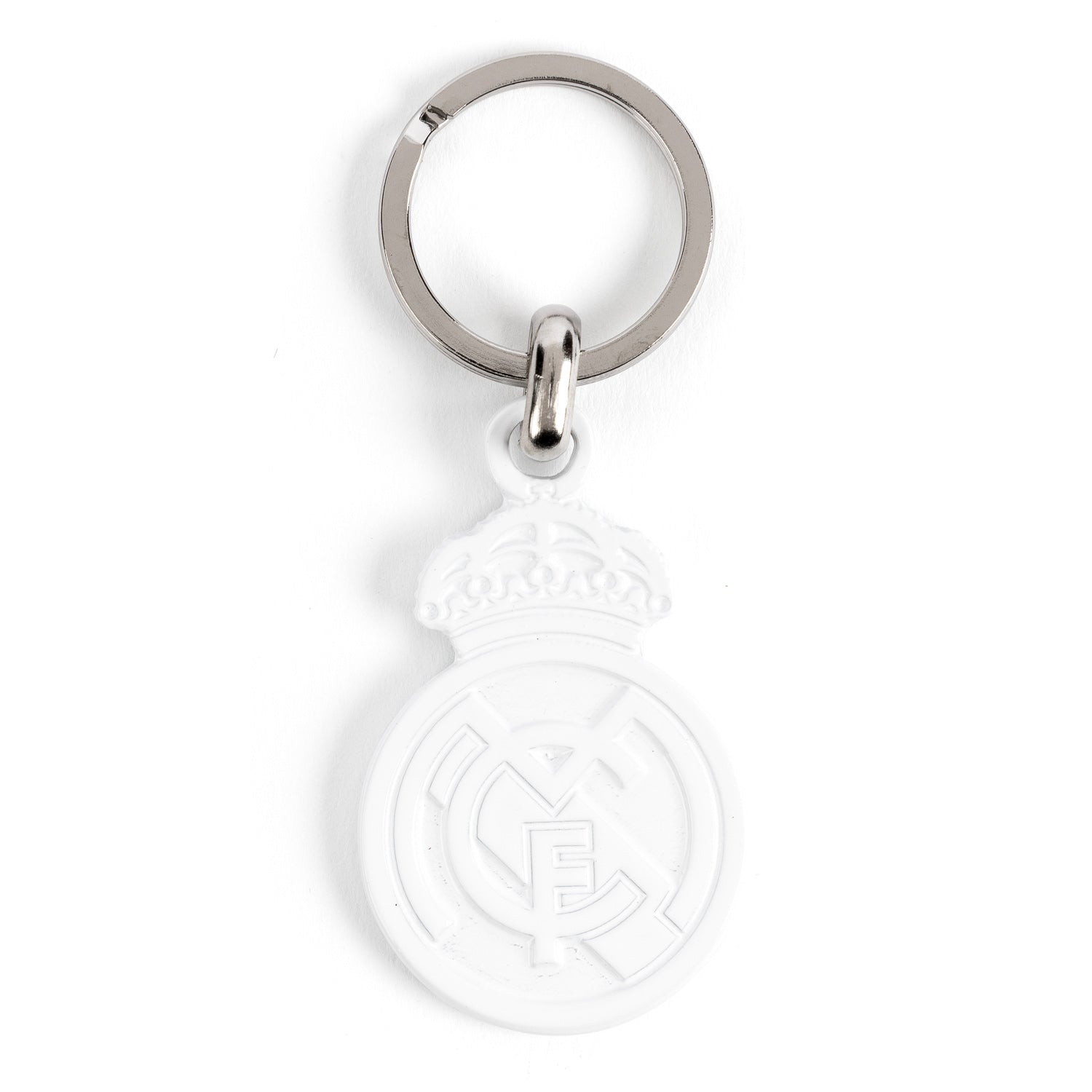 Real Madrid White Crest Keyring