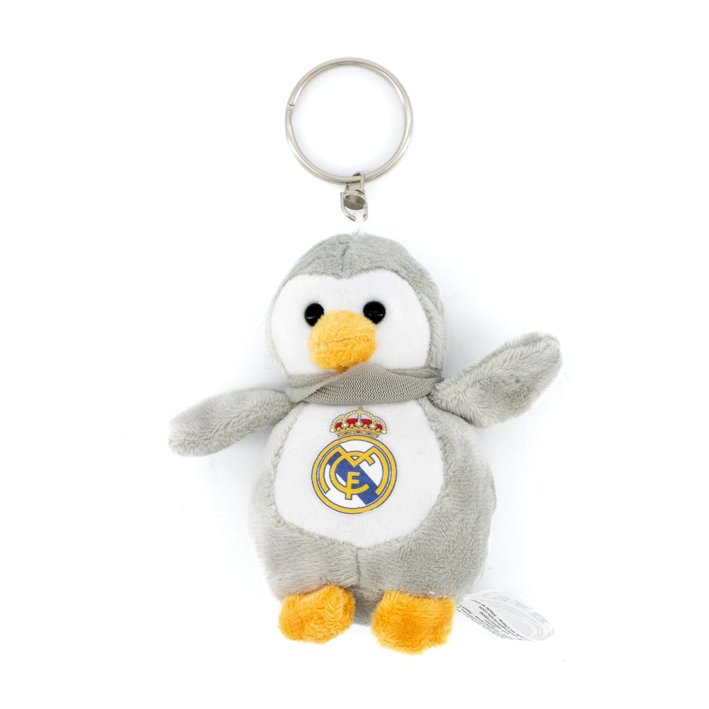 Real Madrid Penguin Plush Keyring