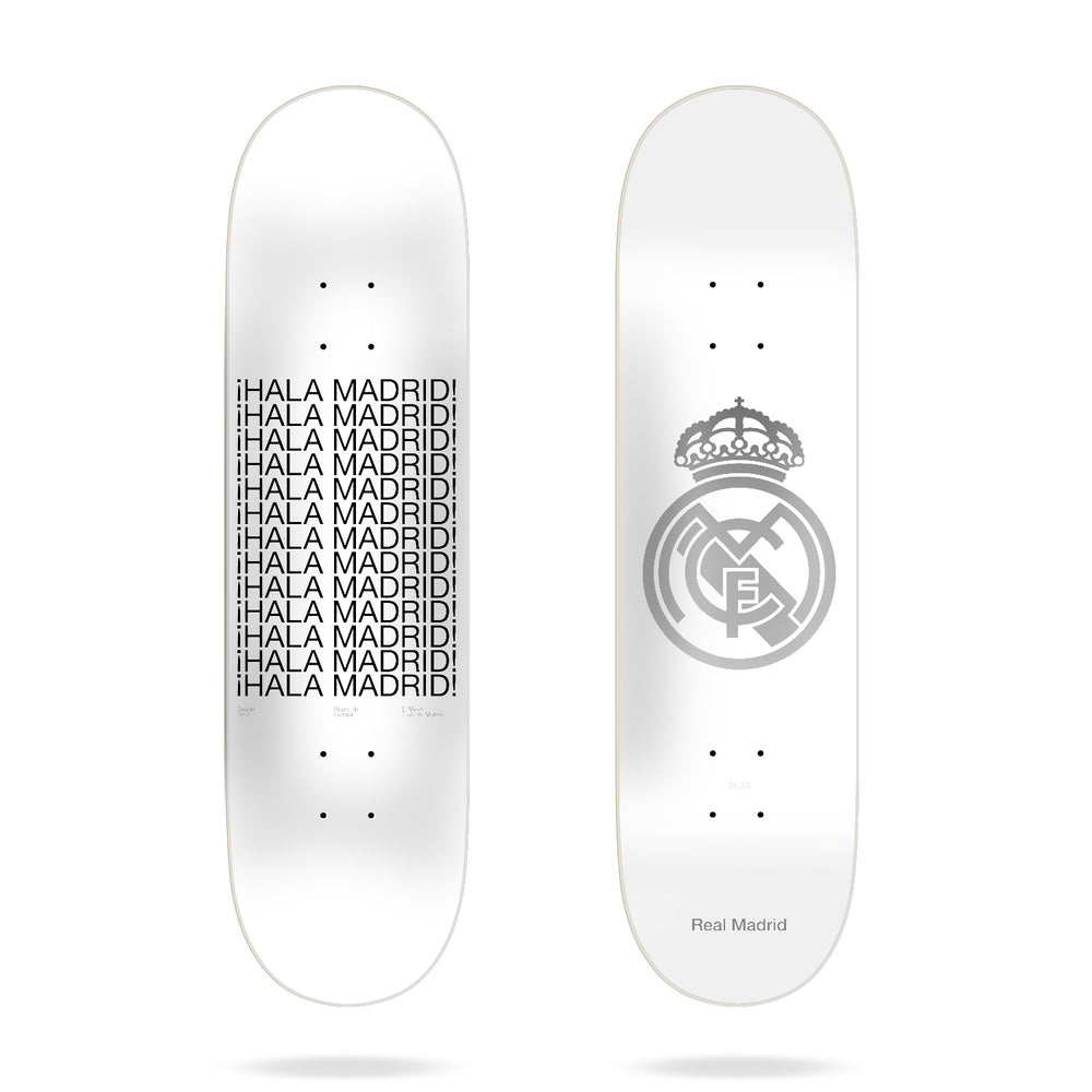 White Crest Skateboard Deck 8.25