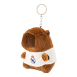 Llavero de Capibara Peluche Real Madrid