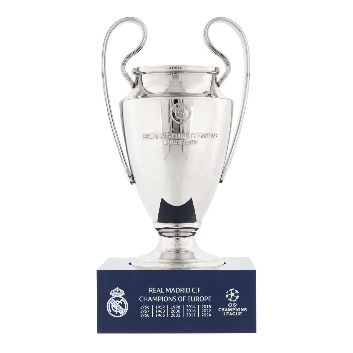 Réplique Officielle du Trophée de l'UEFA Champions League Real Madrid 15cm