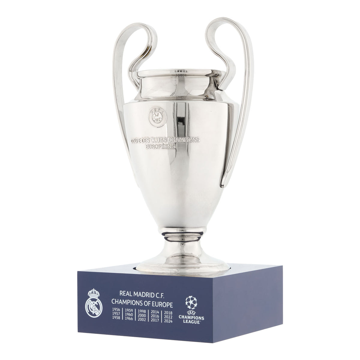 Réplique Officielle du Trophée de l'UEFA Champions League Real Madrid 15cm