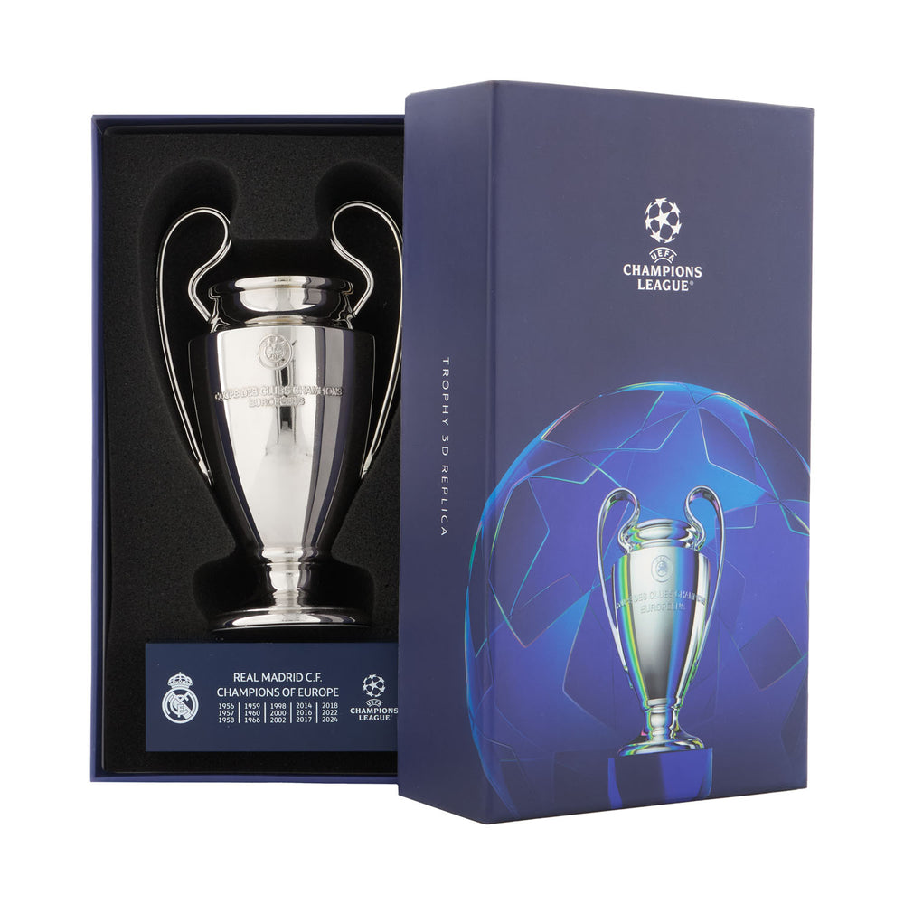Real Madrid Official UEFA Champions League Trophy Replica 15cm