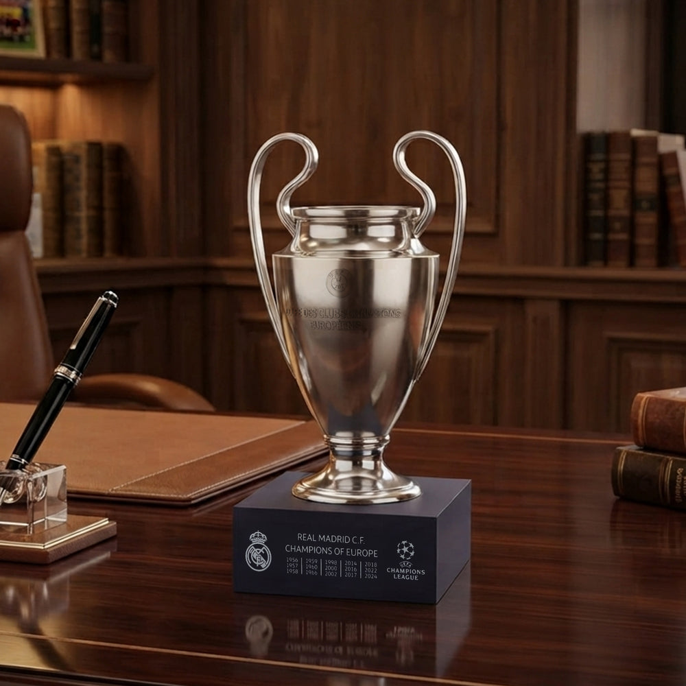 Real Madrid Official UEFA Champions League Trophy Replica 15cm
