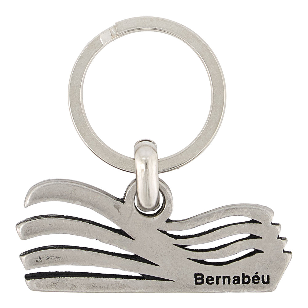 Real Madrid Santiago Bernabéu Stadium Keyring Silver