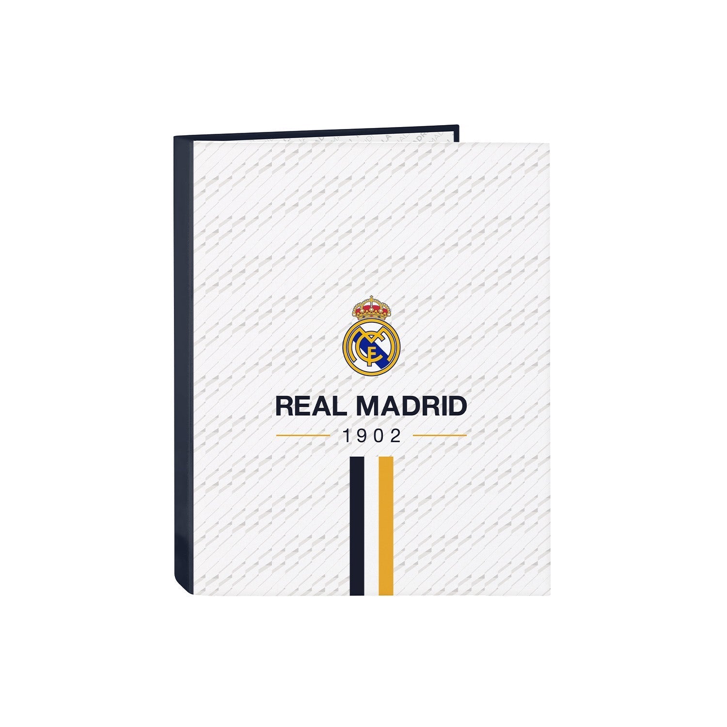 4 Ring Binder White/Gold