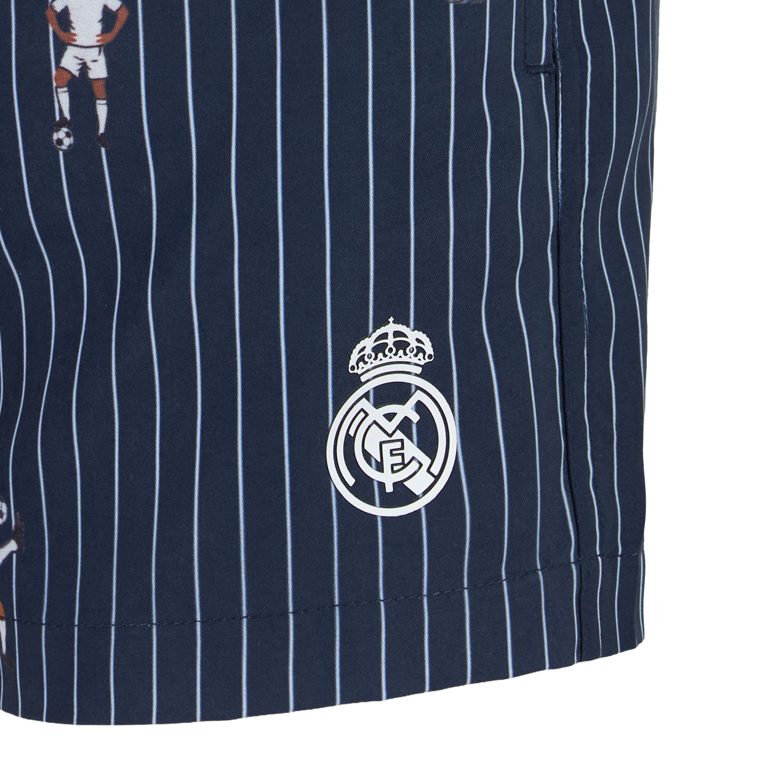 Bañador Diseño Jugadores Hombre Azul/Blanco