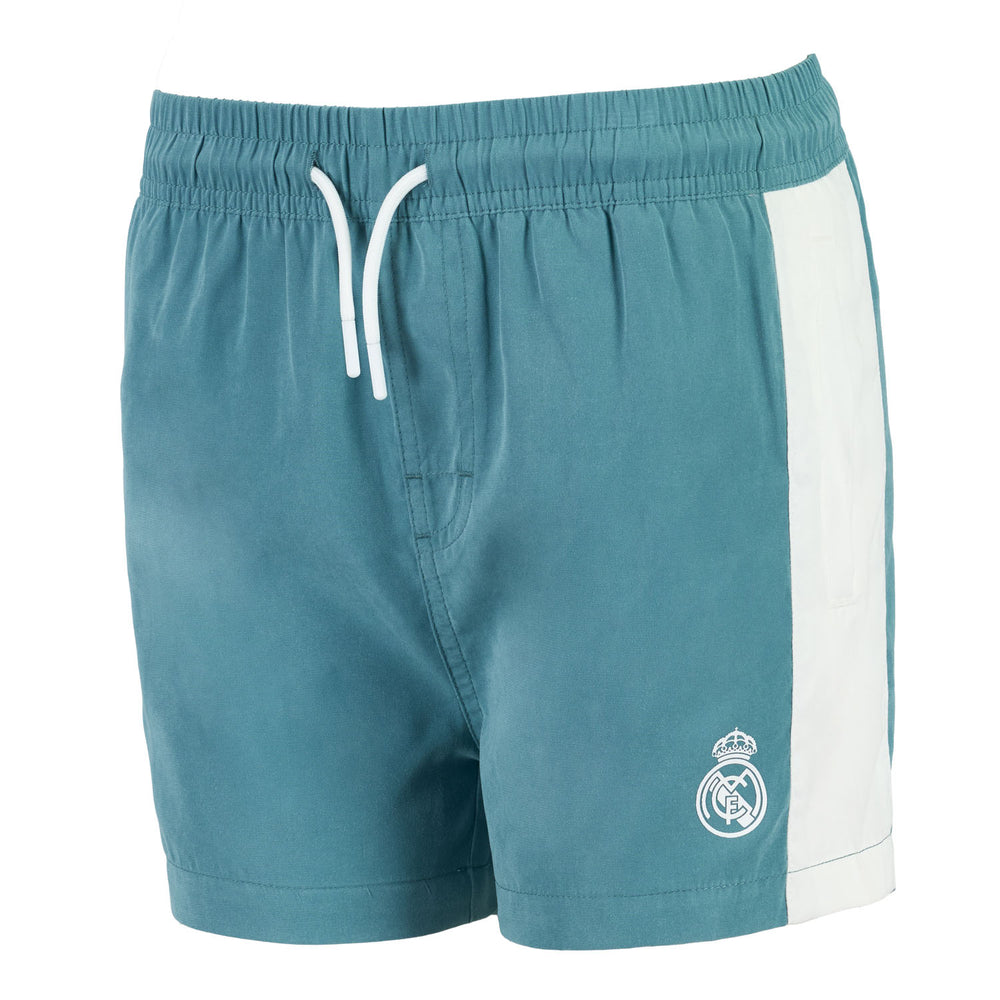 Maillot de bain bandes latérales enfant garçon Vert