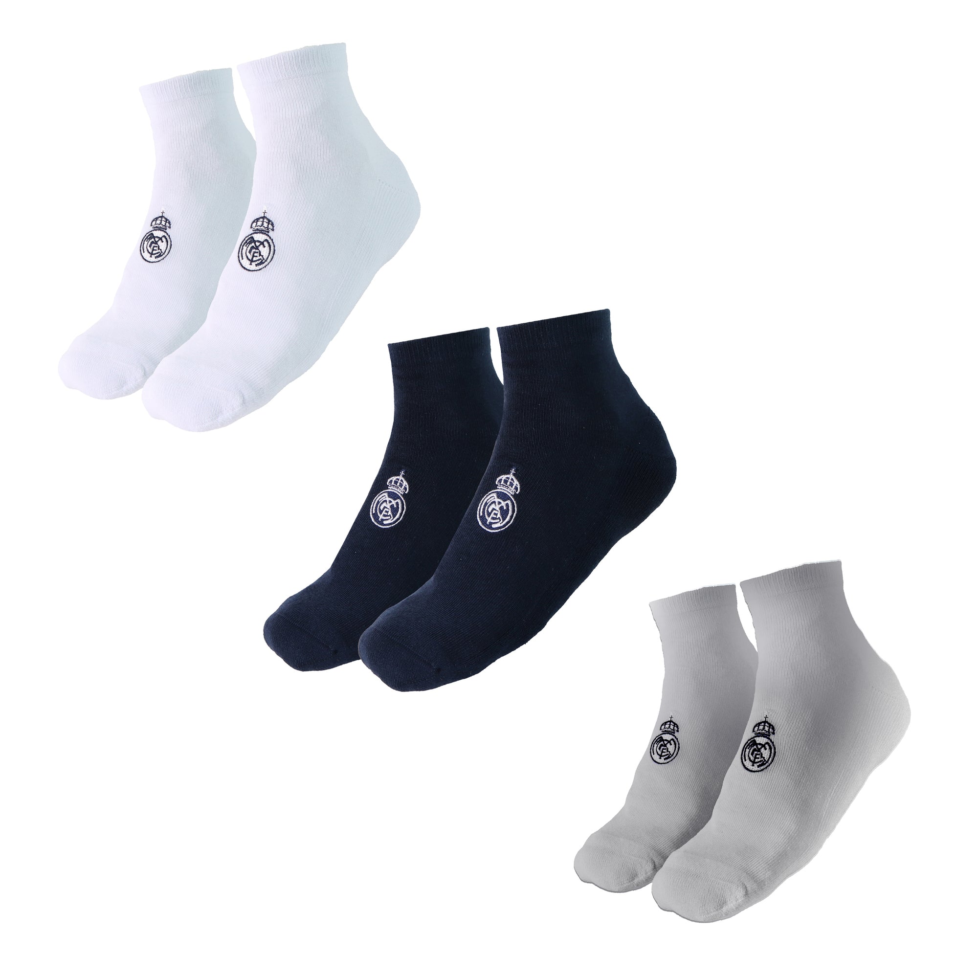 Pack of 3 Short Youth Multicolor Socks