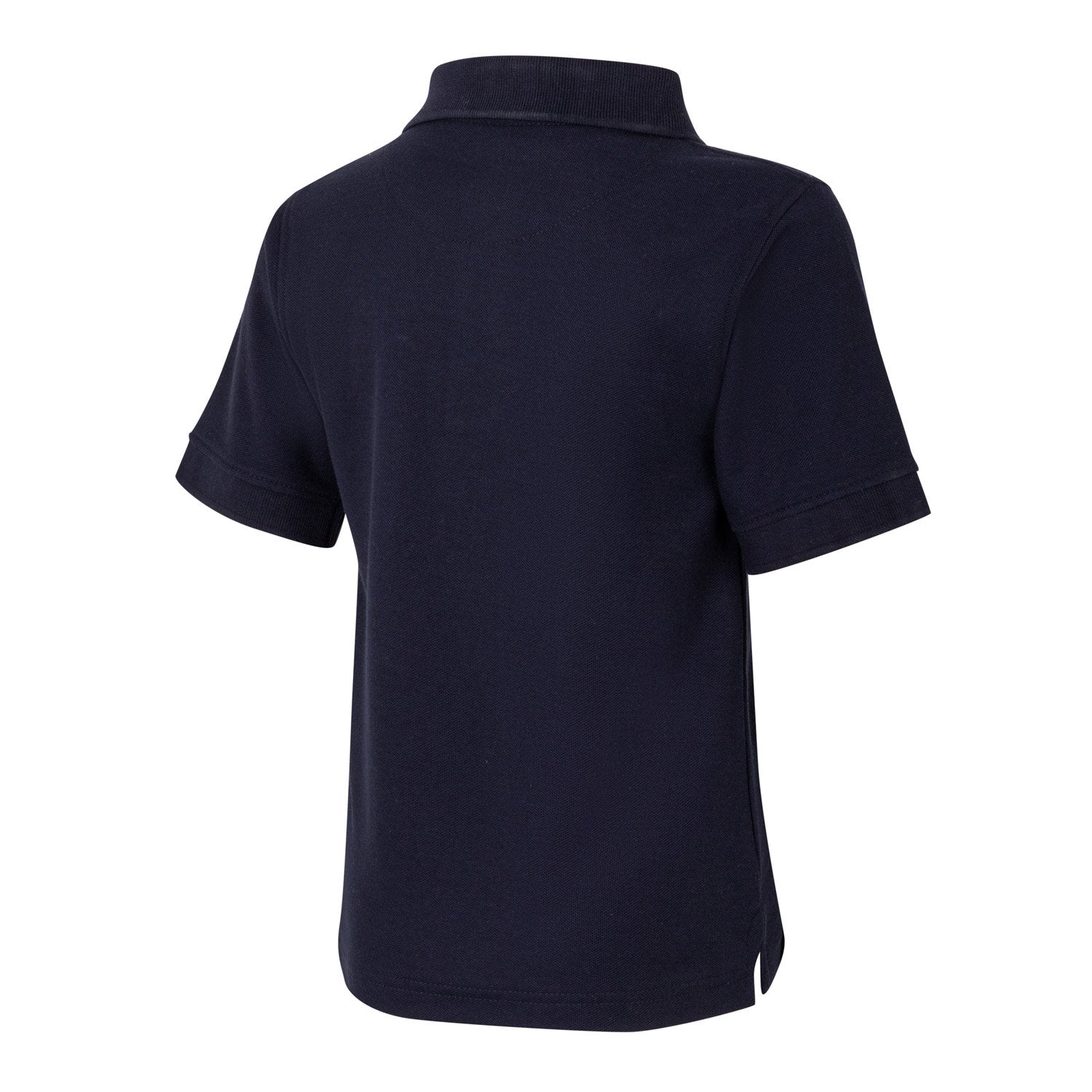 Kids Essentials Color Crest Polo Navy