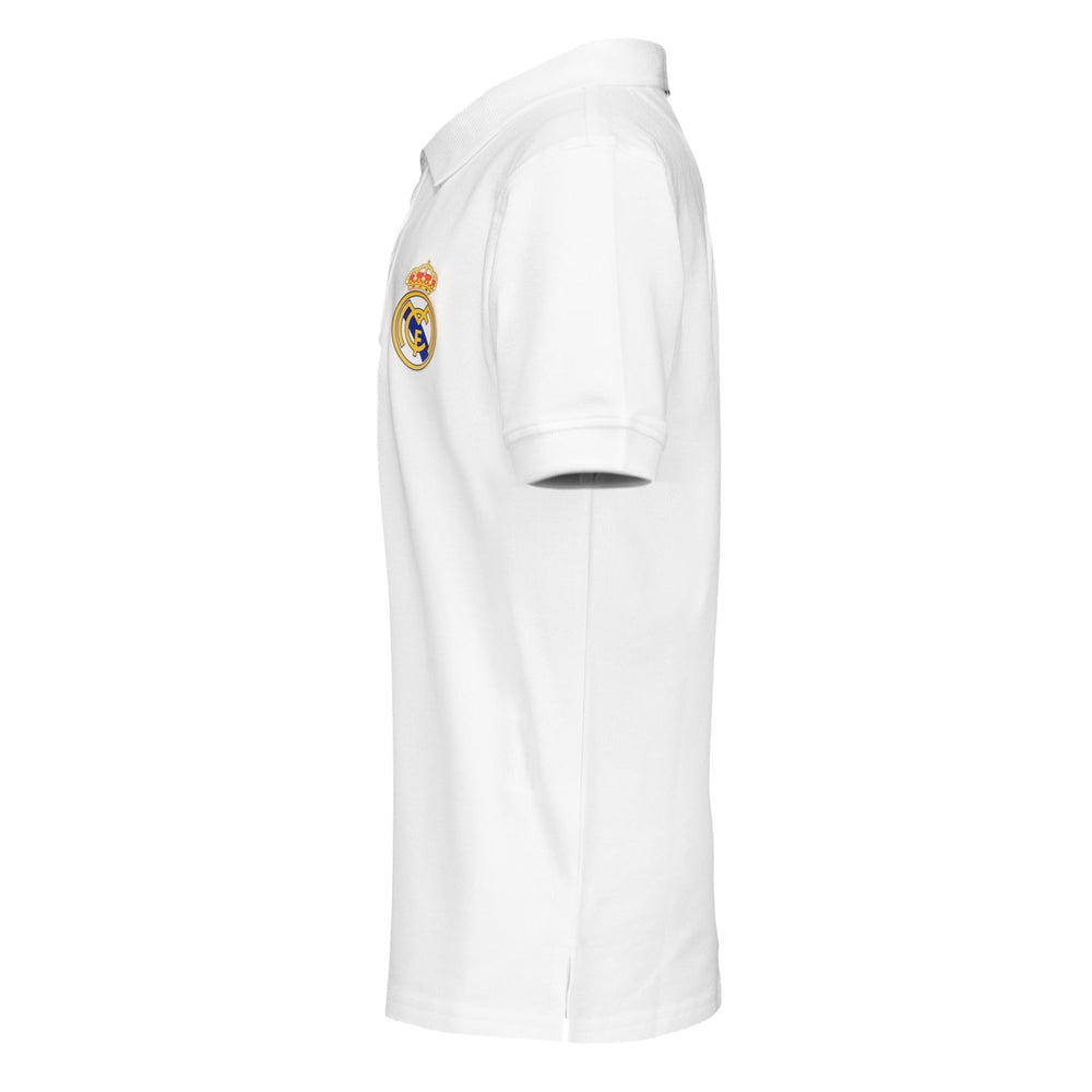 Kids ECO Essentials Real Madrid Color Crest Polo White