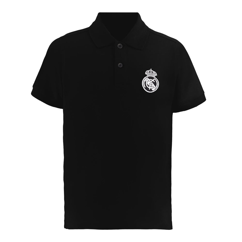 Camiseta Polo Niños Essentials RM 26 Algodón Negra