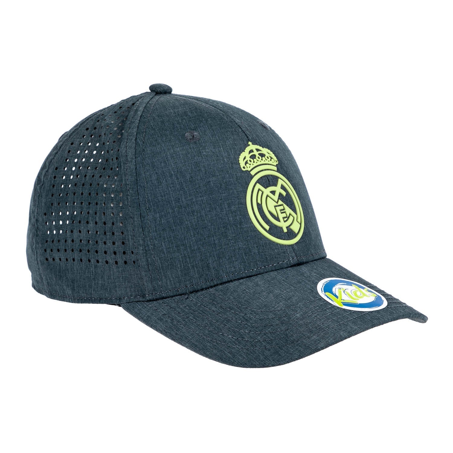 Real Madrid Crest Logo Cap Junior -Grey