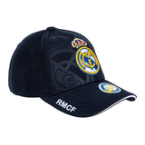 Real Madrid Gorra Escudo e Iniciales Niño Azul