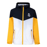 Kids Outerwear Color Block Windbreaker White