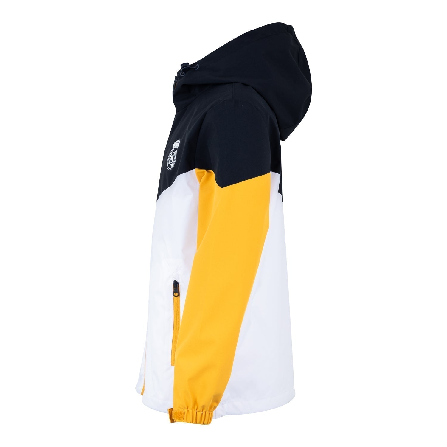 Kids Outerwear Color Block Windbreaker White