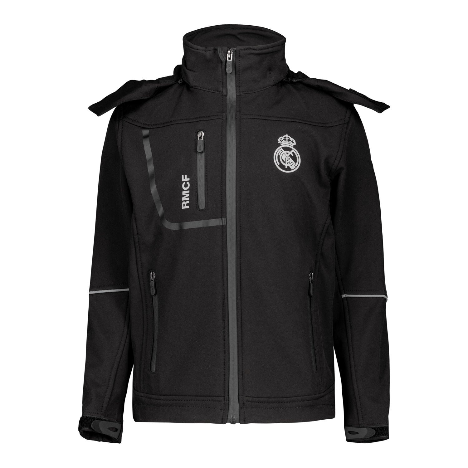 Kids Softshell Jacket Black Real Madrid