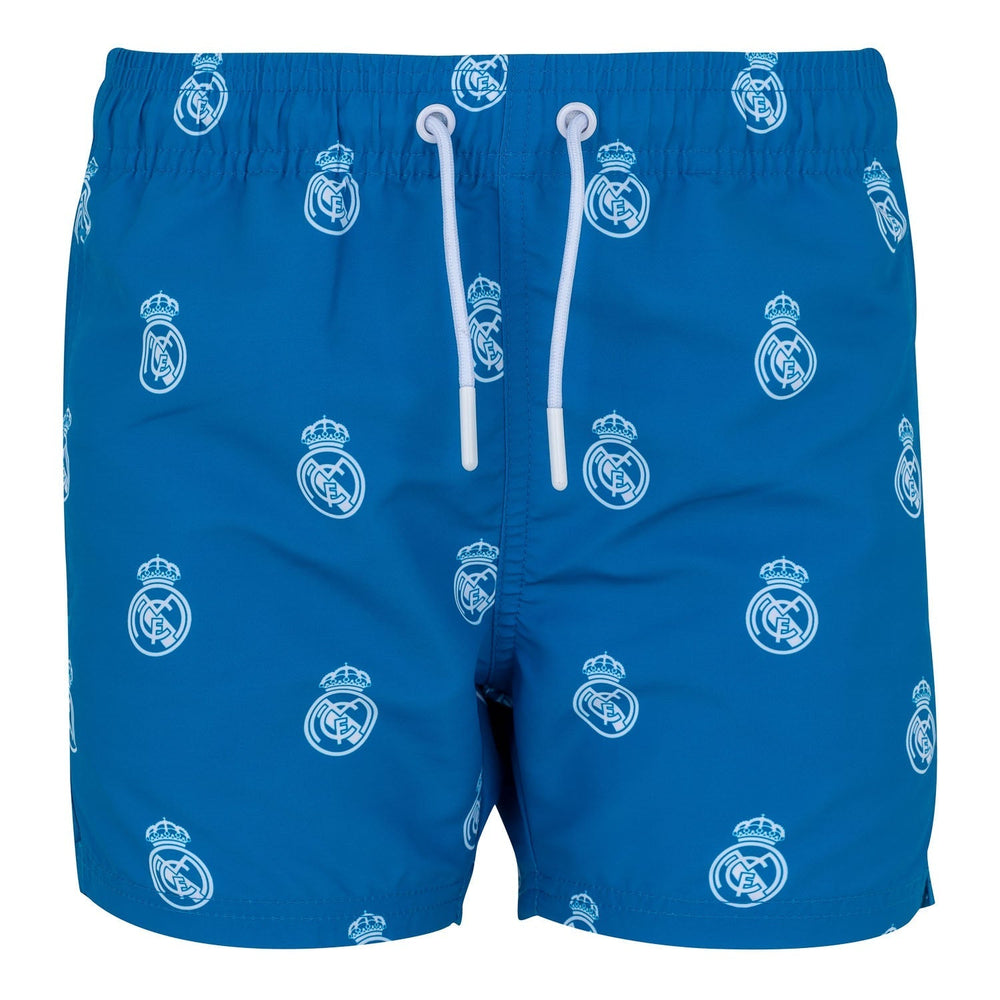 Kids Swimshort AOP Crest Blue