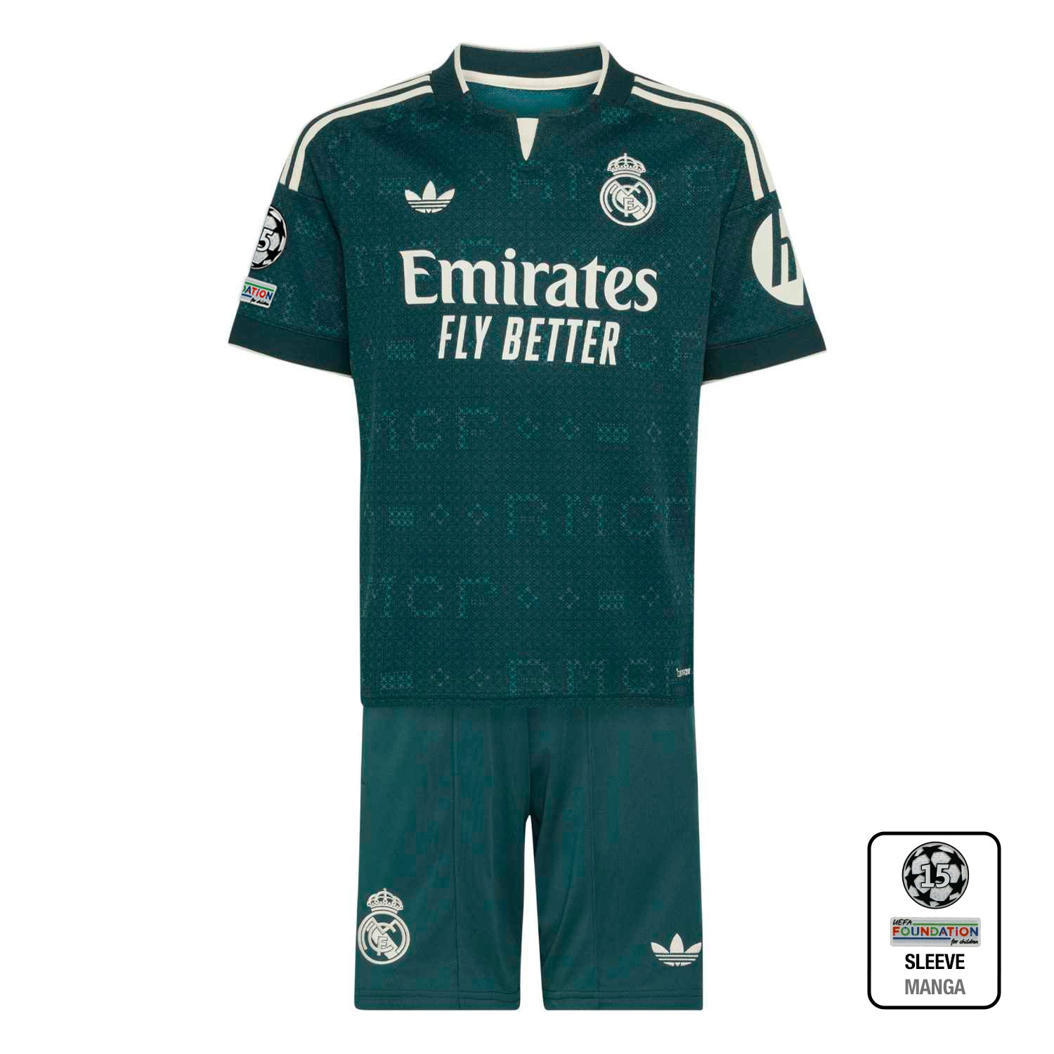 Conjunto Niño Segunda Equipación Verde 26/27