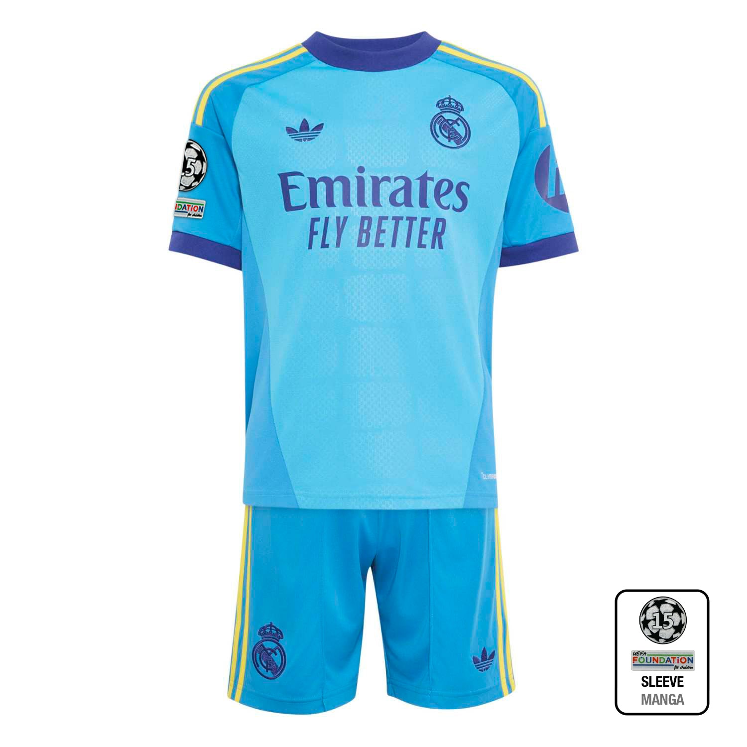 Kids Goalkeeper Kit Blue 26/27