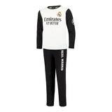 Kids White/Black Cotton Pajamas