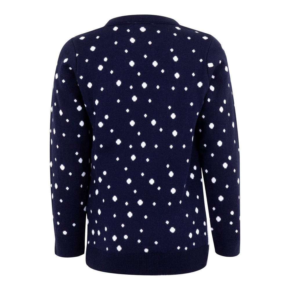 Kids Christmas Sweater Ski Penguin