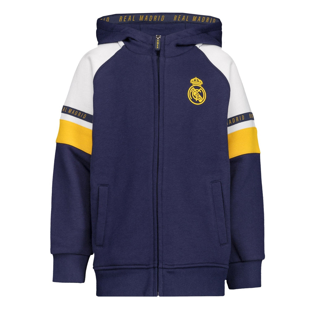 Kids Kids on Tour Real Madrid Sleeve Colour Block Zip Jacket