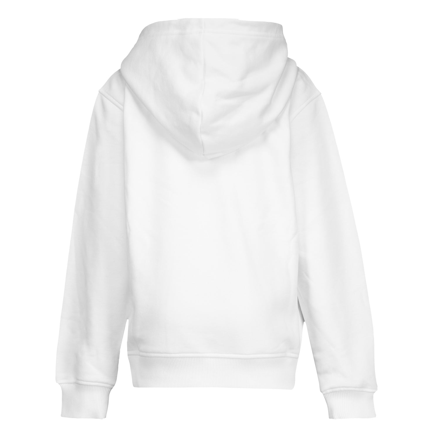 Kids ECO Essentials Real Madrid Color Crest Zip Hoodie White