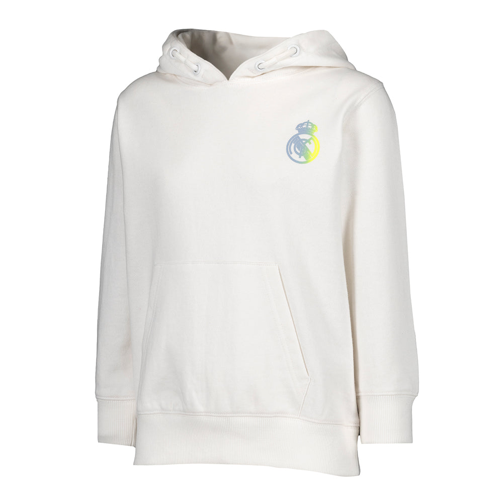 Kids Hoodie Fan Kids Real Madrid Back Print White Real Madrid
