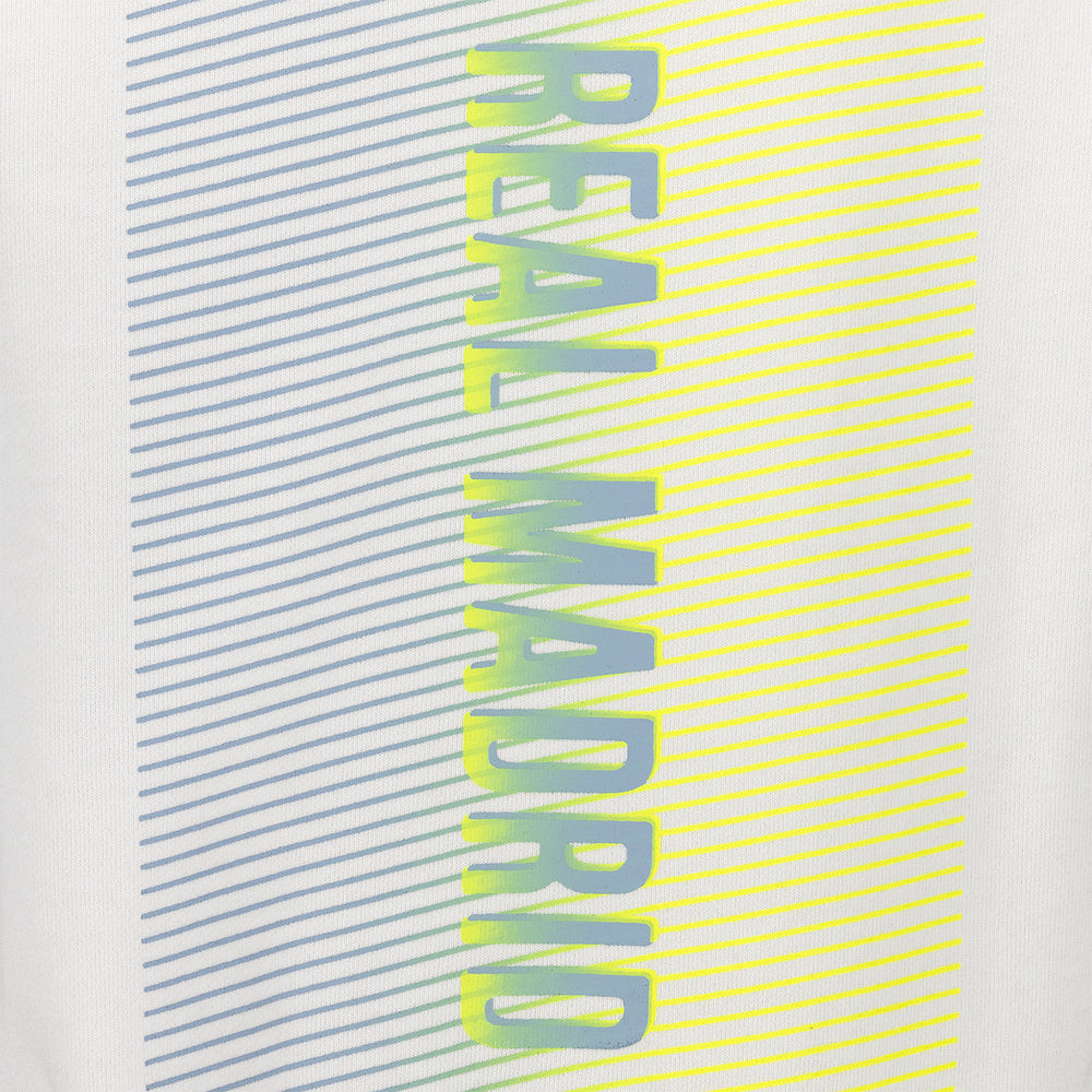 Kids Hoodie Fan Kids Real Madrid Back Print White Real Madrid