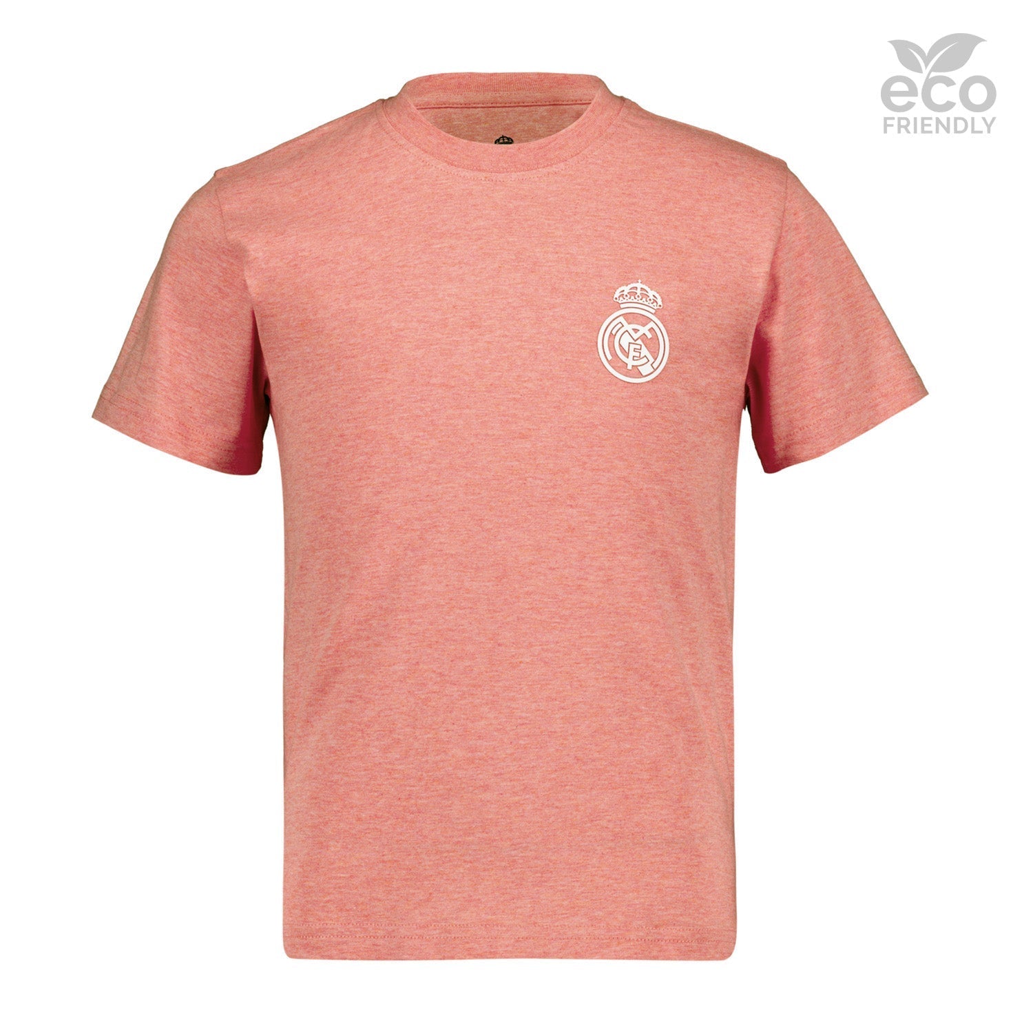 Kids ECO Essentials Real Madrid Color Crest T-Shirt Pink