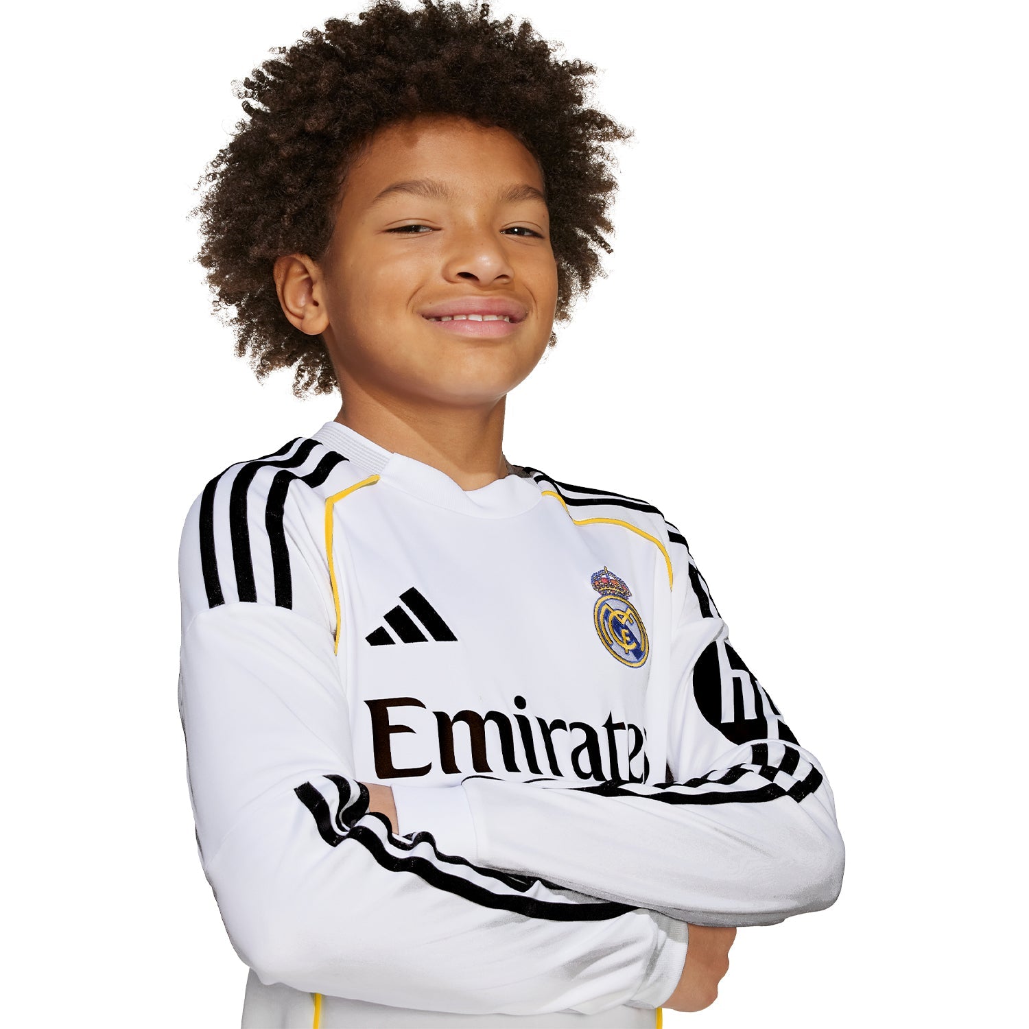Kids Home Long Sleeve Jersey 25/26 White