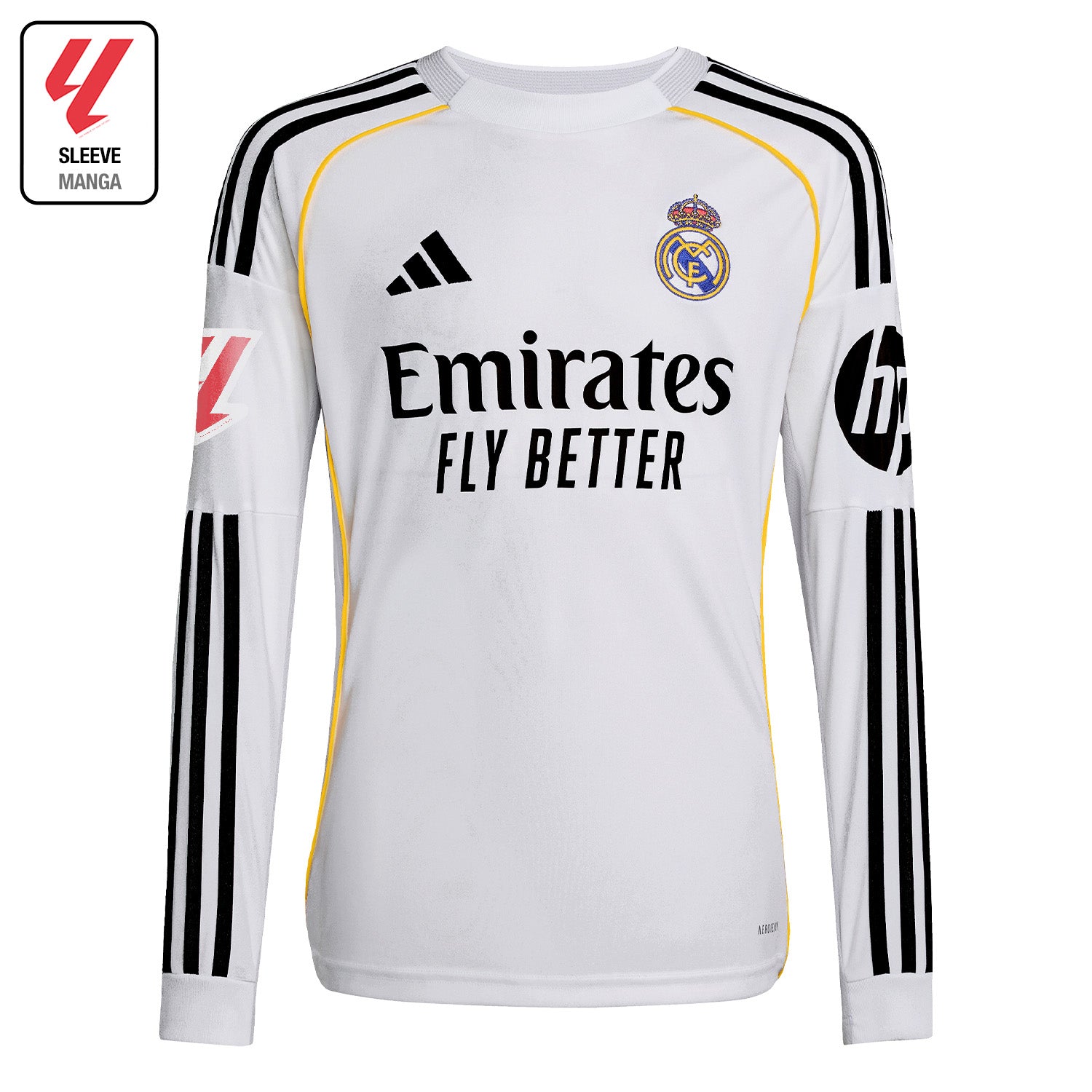 Kids Home Long Sleeve Jersey 25/26 White