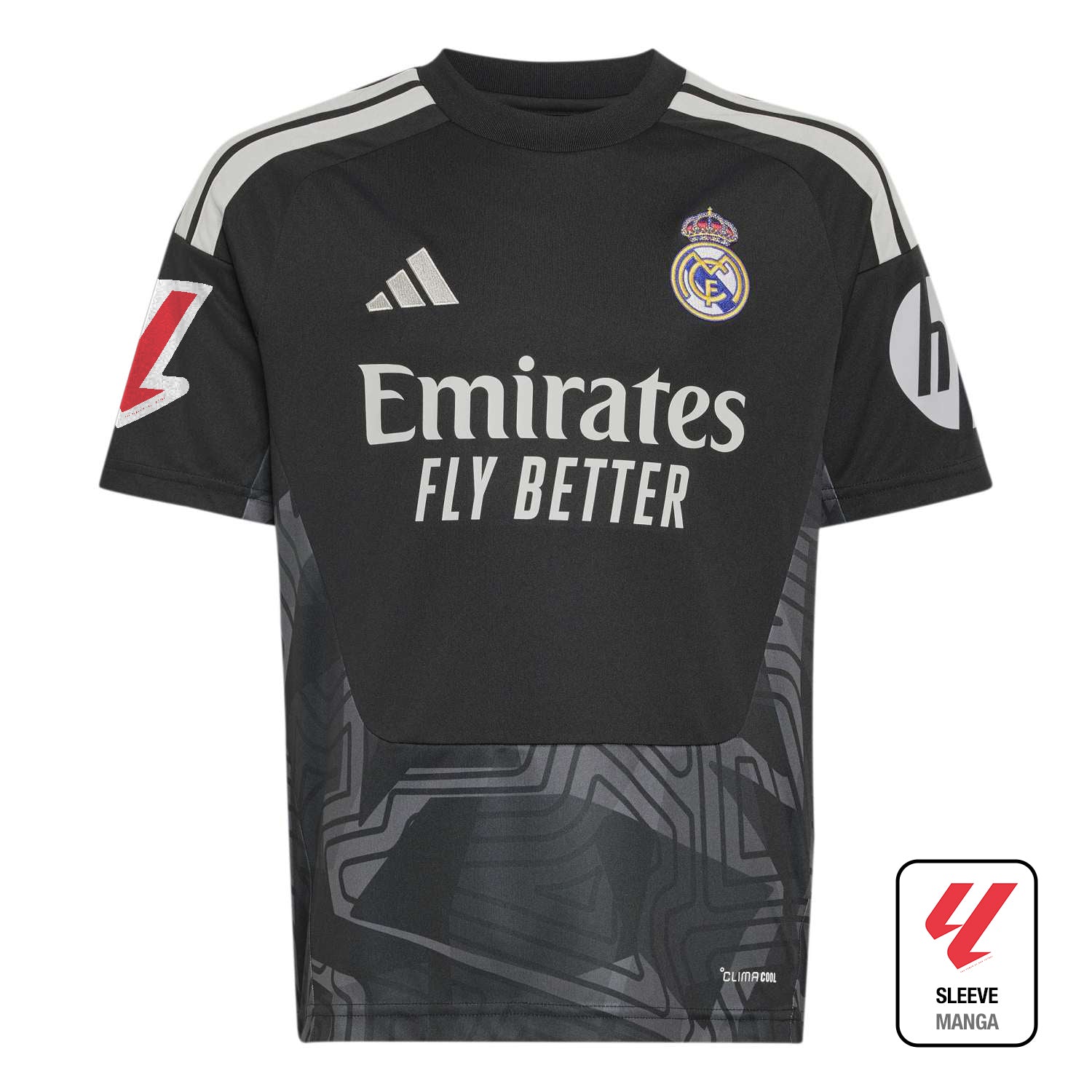 Camiseta Portero Niño Negra 26/27