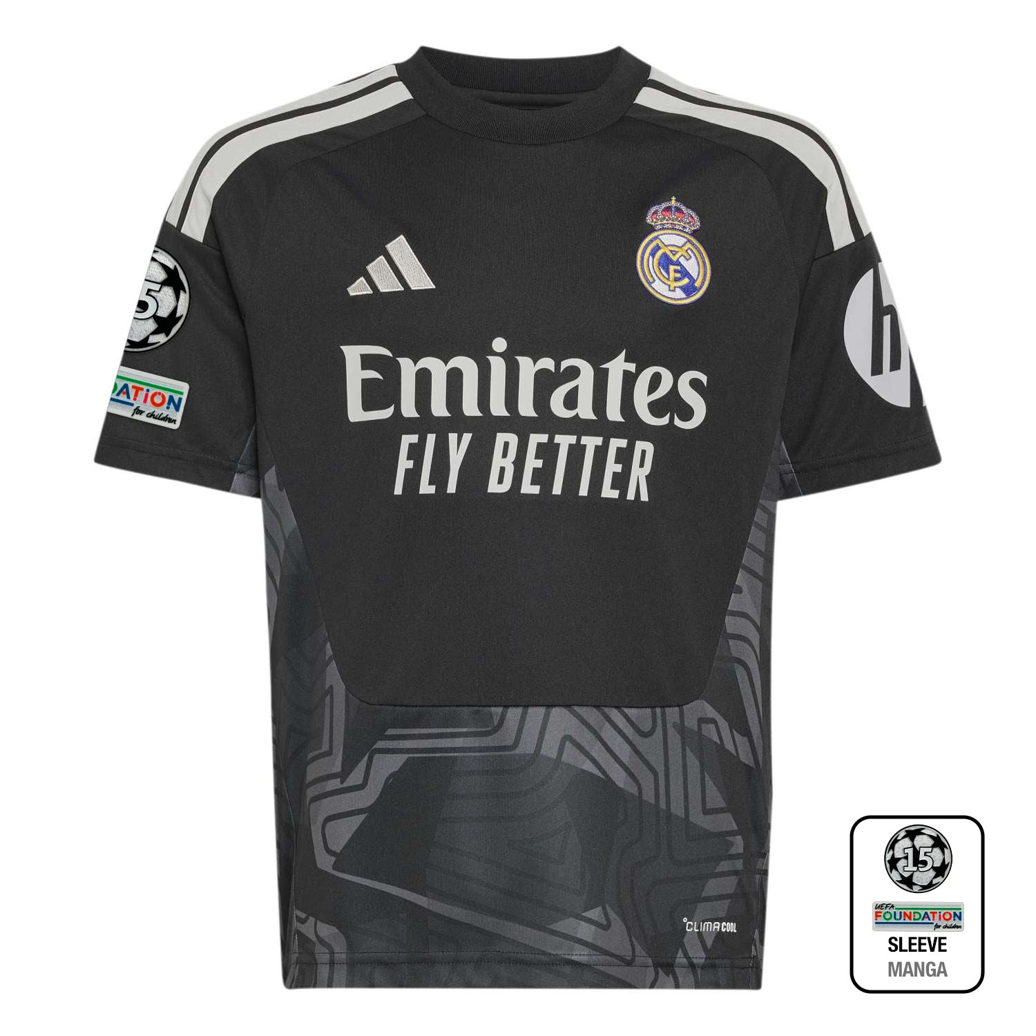 Youth Goalkeeper Jersey 26/27 Black – Official Real Madrid Store