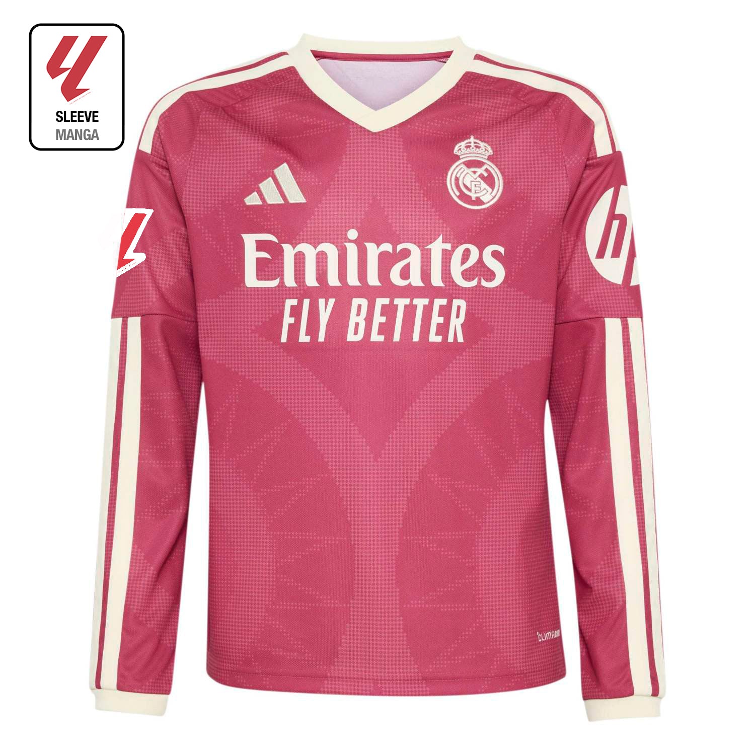 Youth Third Jersey Long Sleeve Pink 26/27