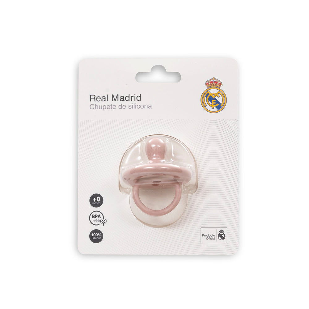 Silicone Pacifier Pink Real Madrid