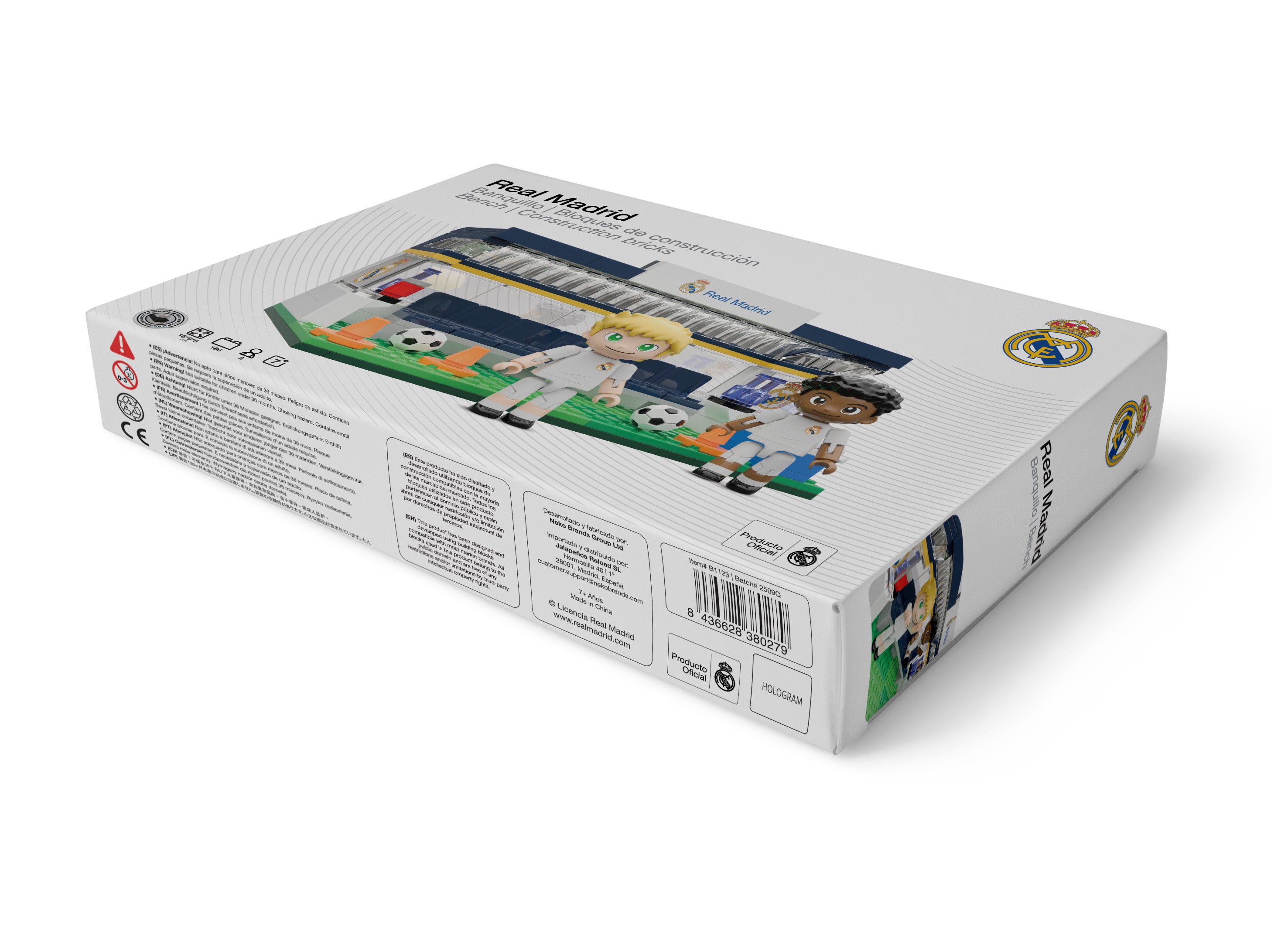 Stadium Bench Puzzle Set 186 Pieces – Official Real Madrid Store
