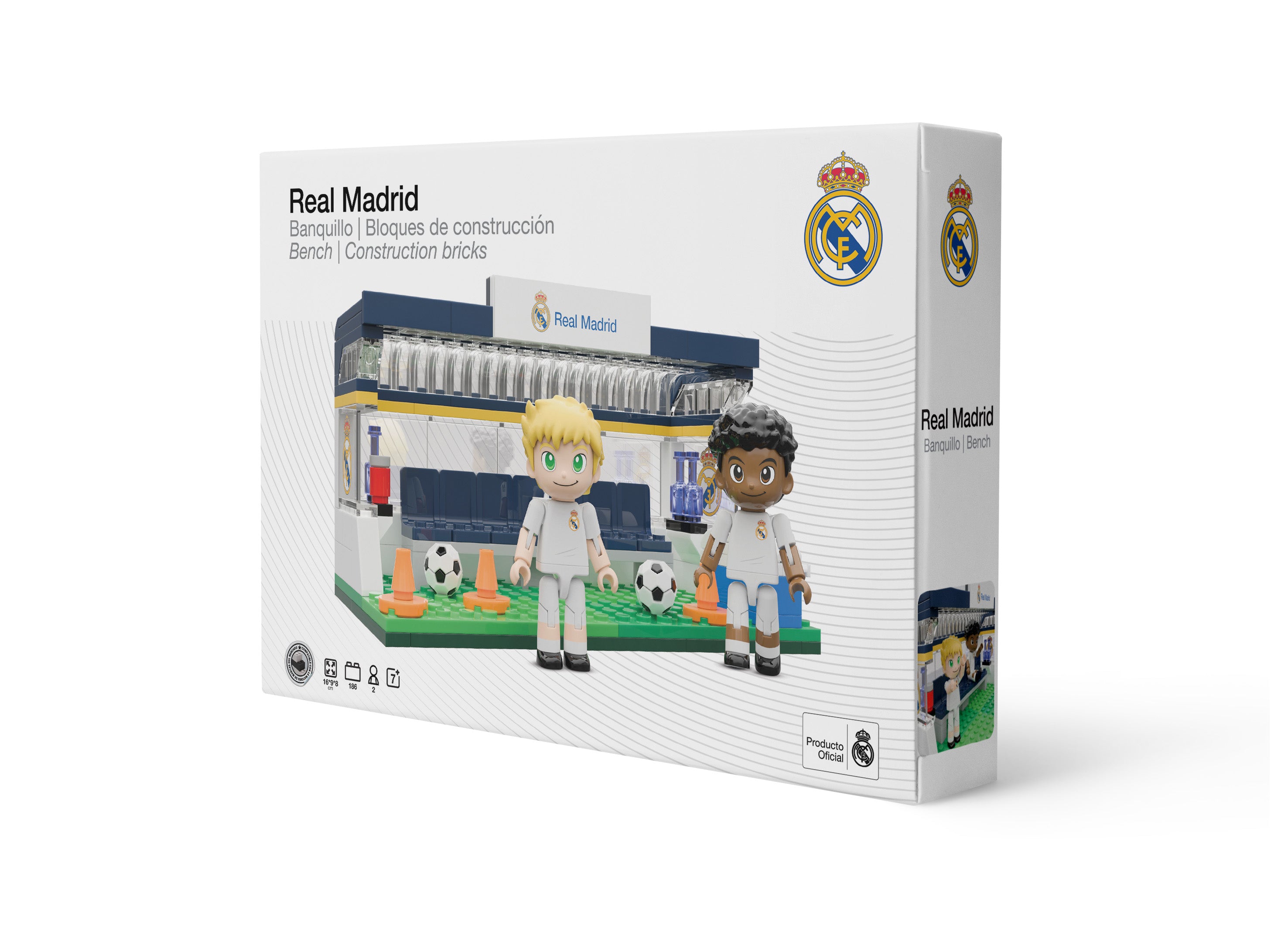 Stadium Bench Puzzle Set 186 Pieces – Official Real Madrid Store