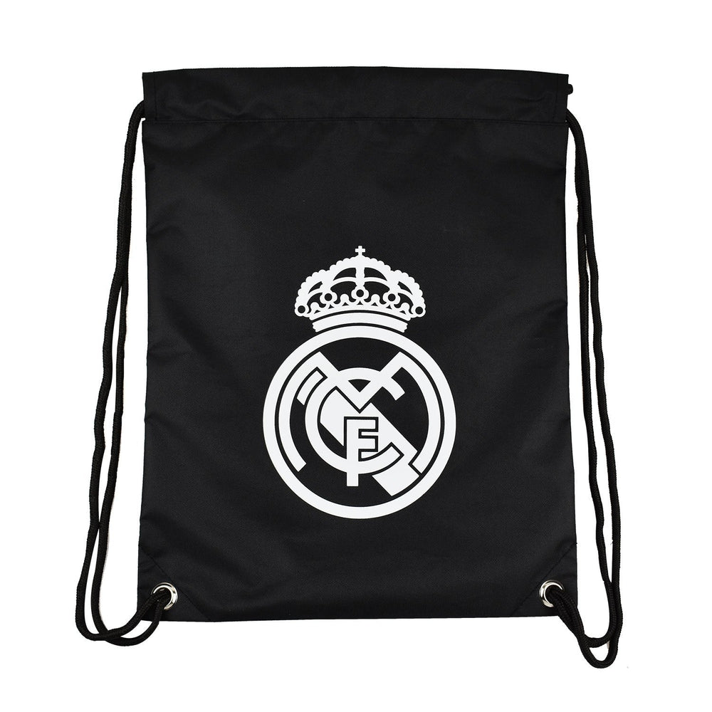 Real Madrid Crest Gymsack -Black/White