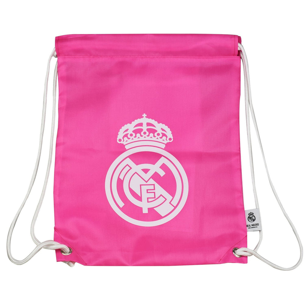 Real Madrid Crest Gymsack -Pink/White