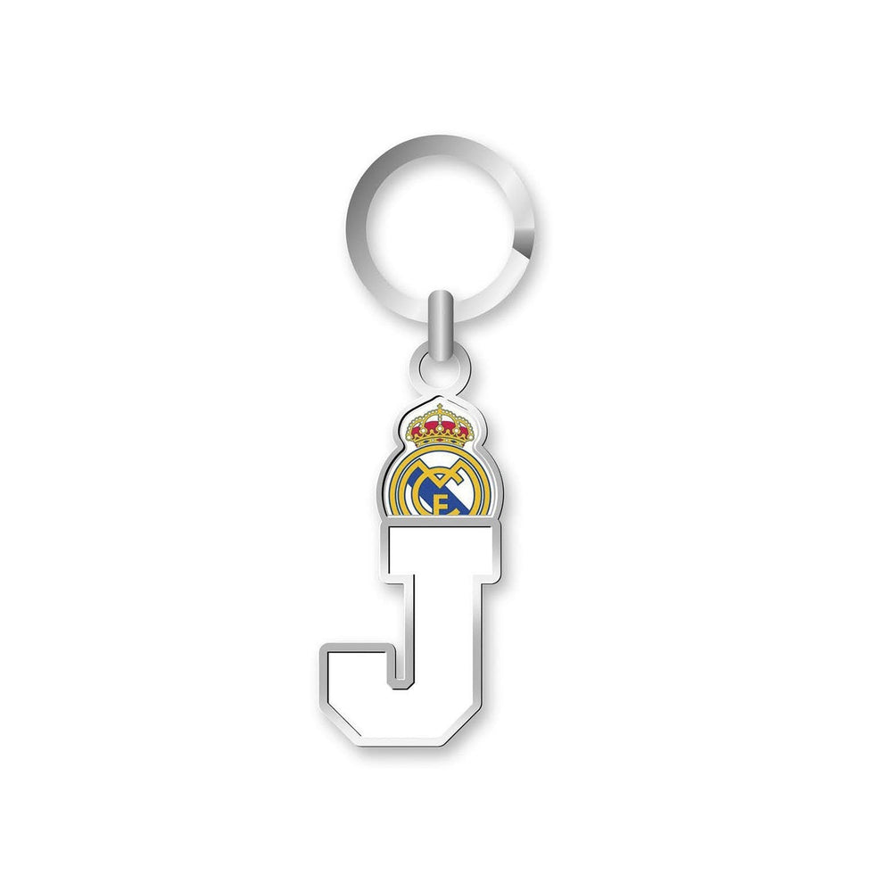 Real Madrid Letter Keyring- J